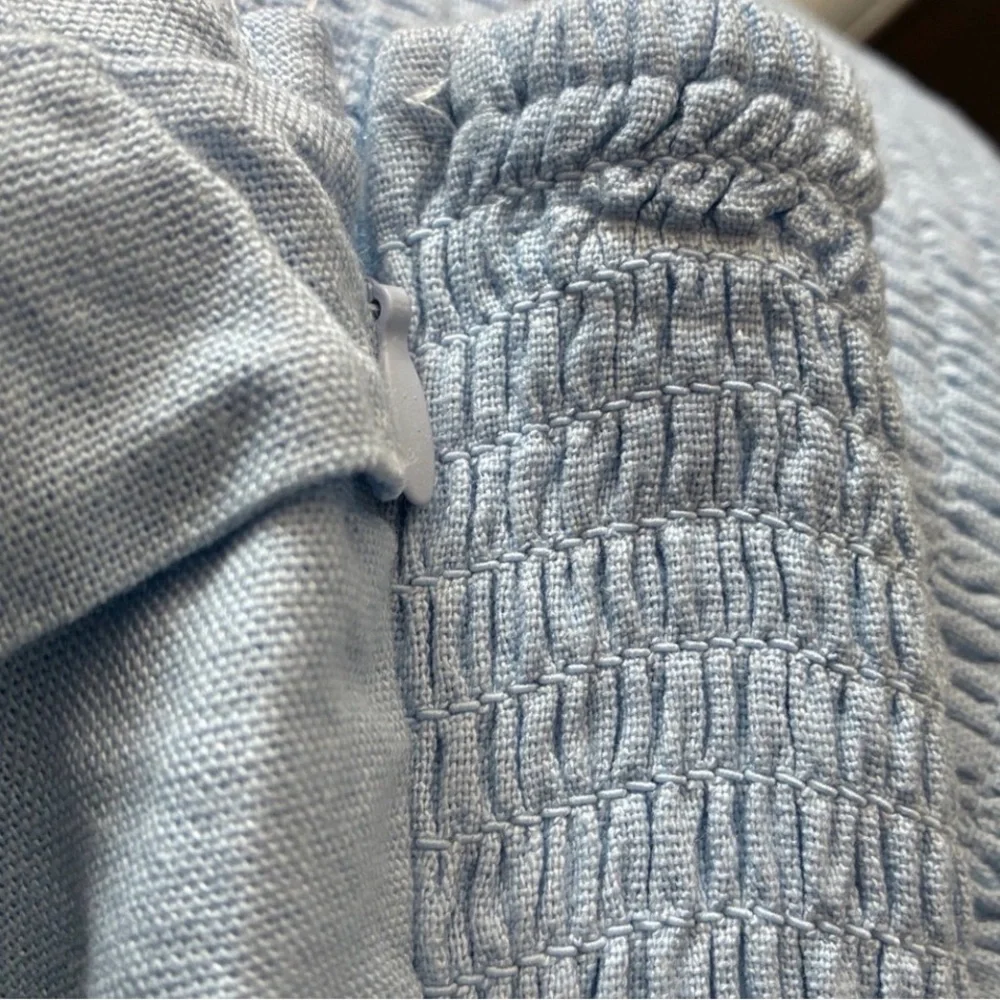 Strapless Light Blue Dress Large - Picture 4 of 8